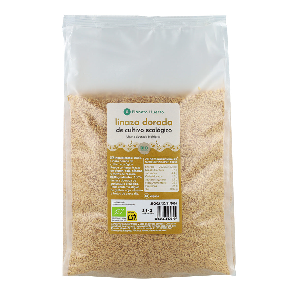Lijnzaad ECO Planet Garden 2,5 kg