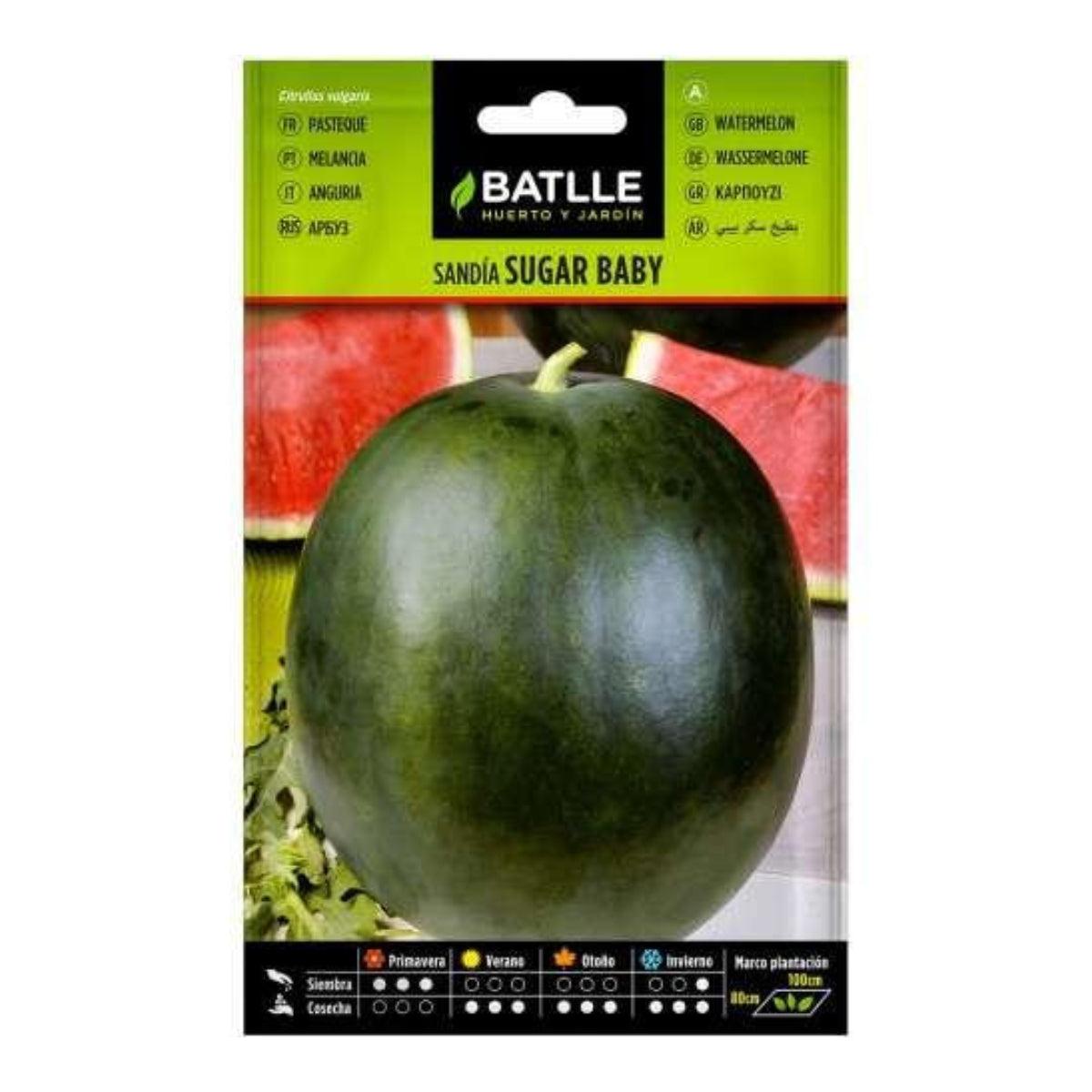 Nasiona arbuza Sugar baby Batlle