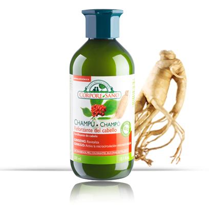 Shampoo rinforzante al ginseng e ginkgo Corpore Sano 300 ml