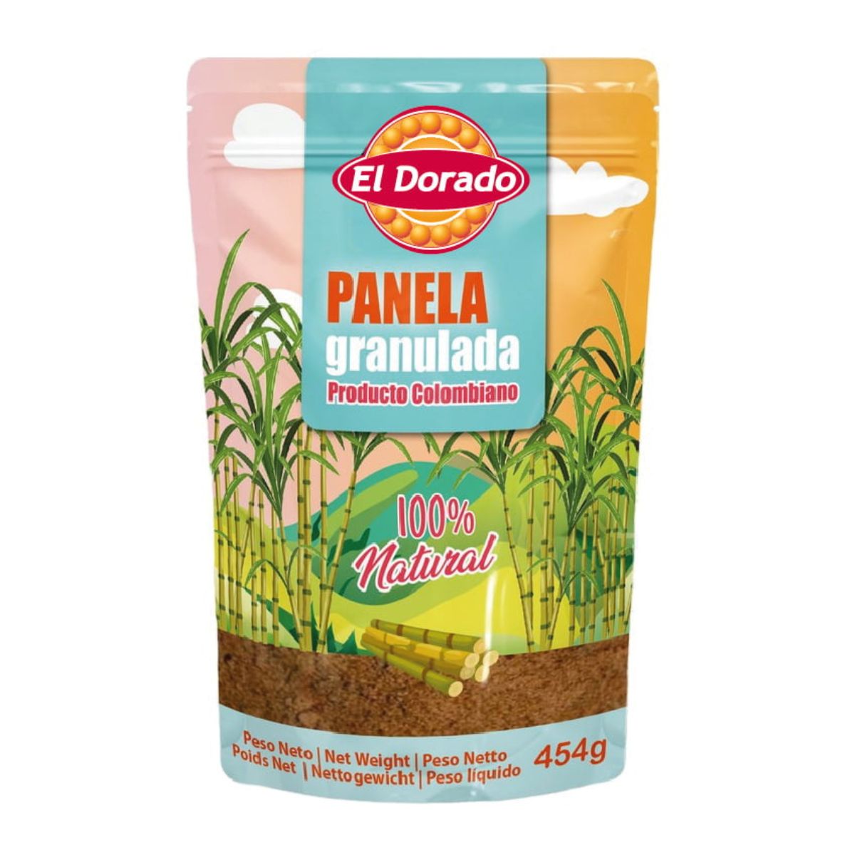 Gemalen rietsuiker El Dorado 454 g