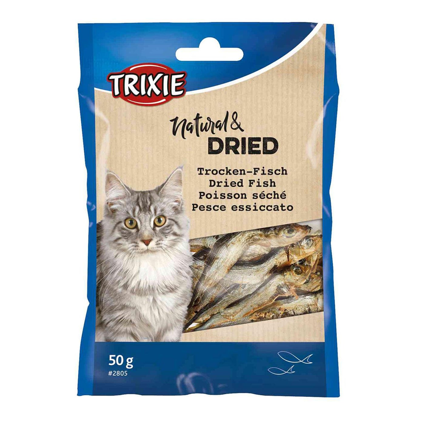 Trixie Anchois séchés pour chats, 50 g