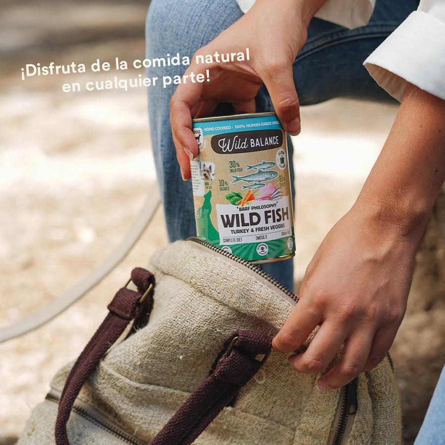 Blik BARF vis en kalkoen voor honden Wild Balance 400 g