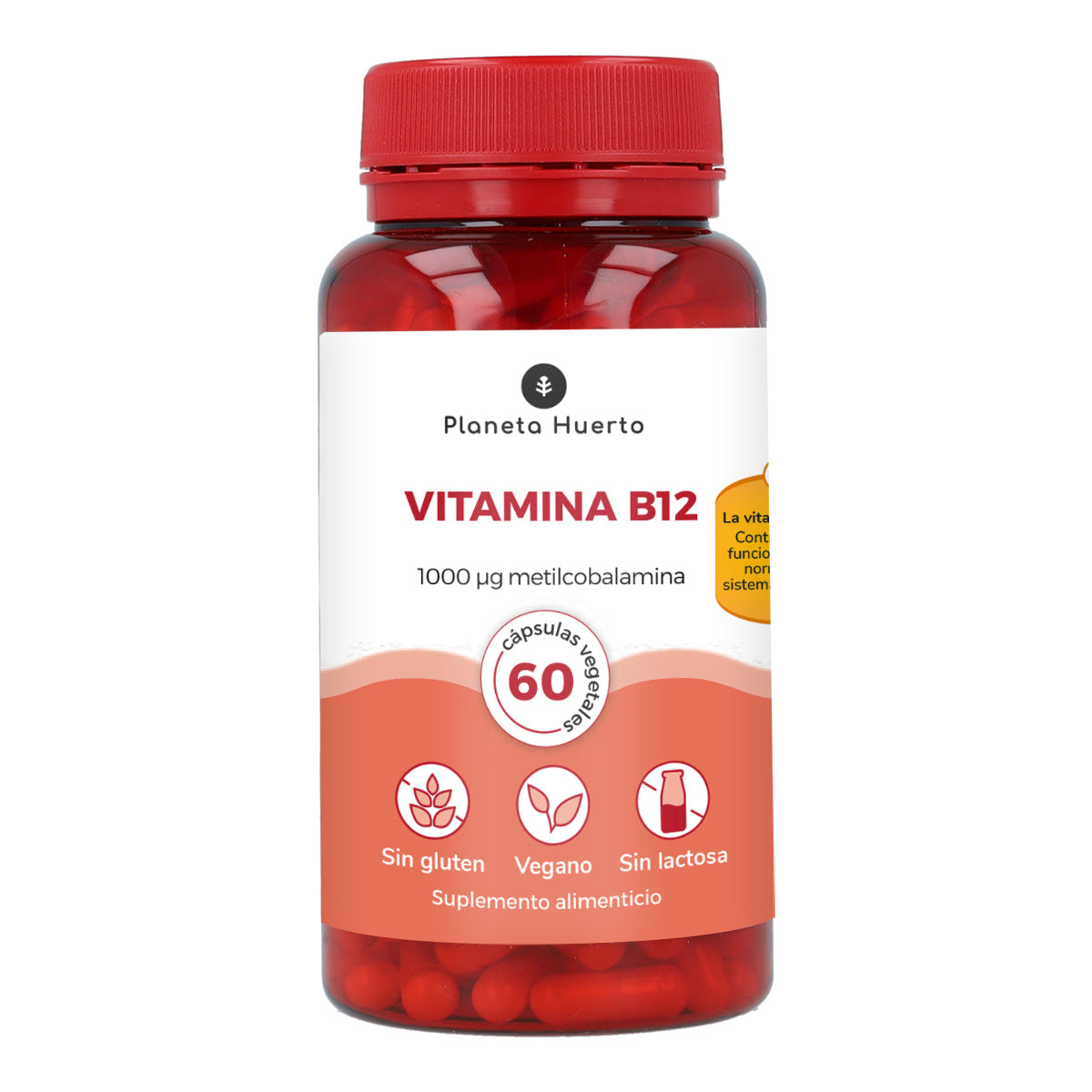 Vitamina B12 Planeta Huerto 60 Cap.