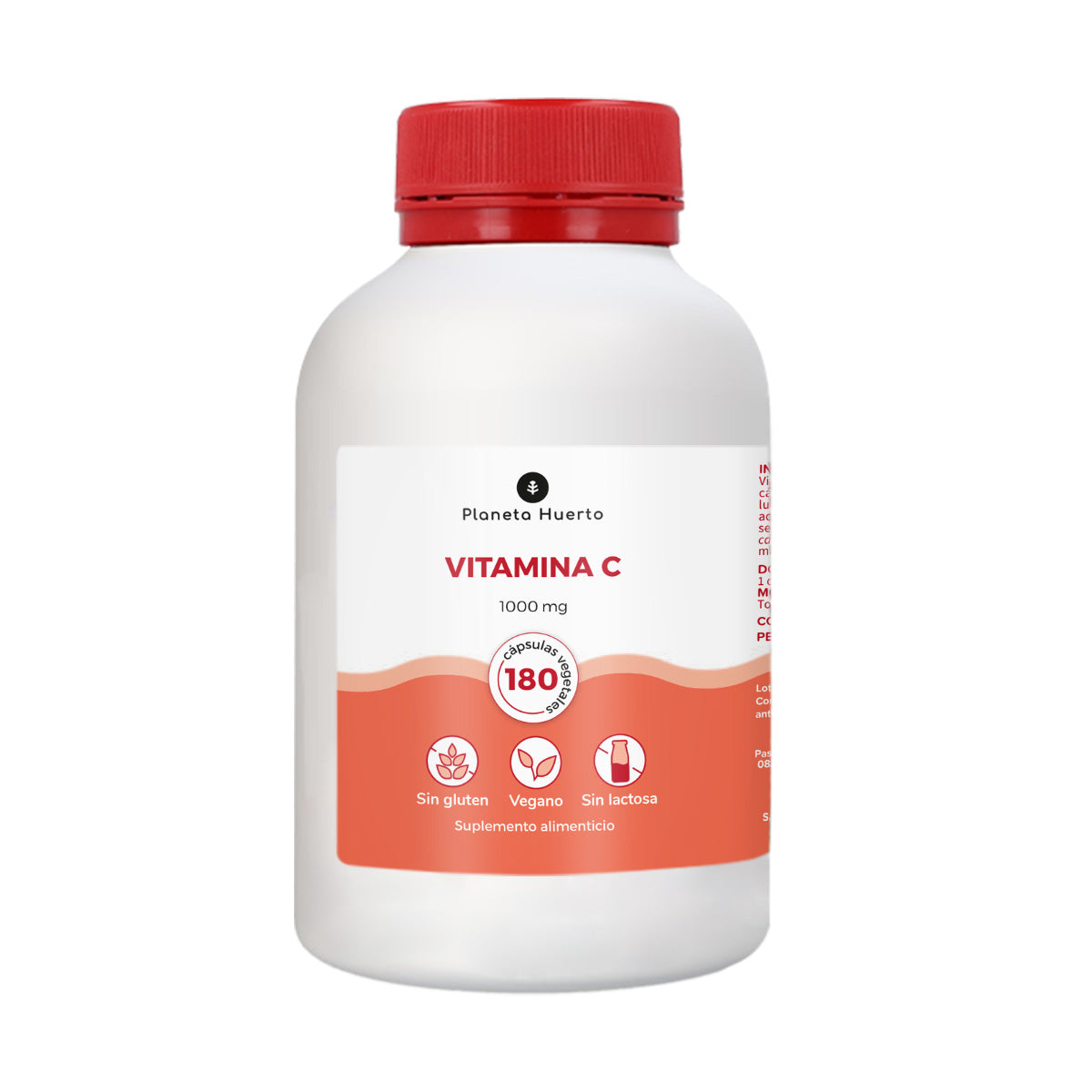 Vitamina C 1000 mg Planeta Huerto 180 capsule vegetali