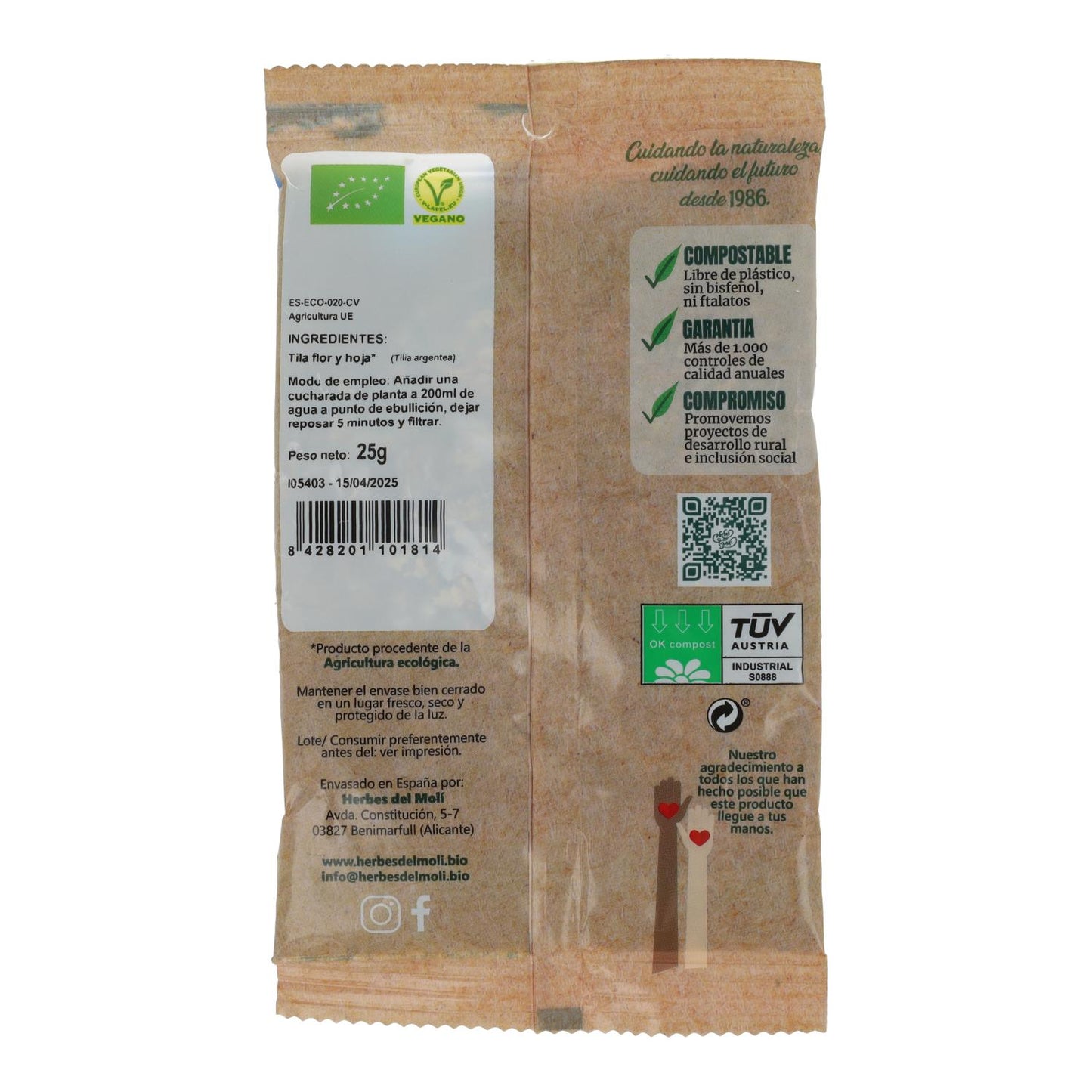 Lindebloesem Herbes del Molí, 25 g