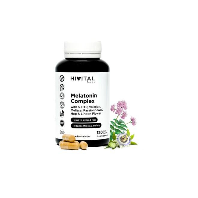 Melatonin-Komplex Hivital 120 vegane Kapseln