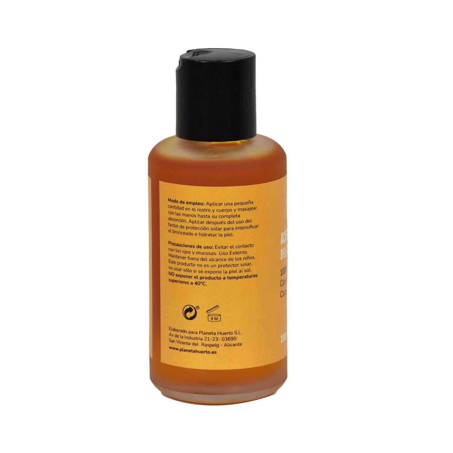 Olio abbronzante naturale Planeta Huerto 100 ml
