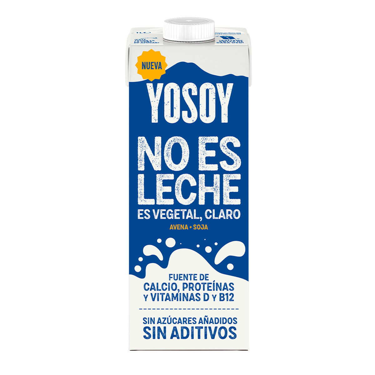 Boisson YOSOY NO ES LECHE à base d'avoine et de soja sans gluten YOSOY 1 L