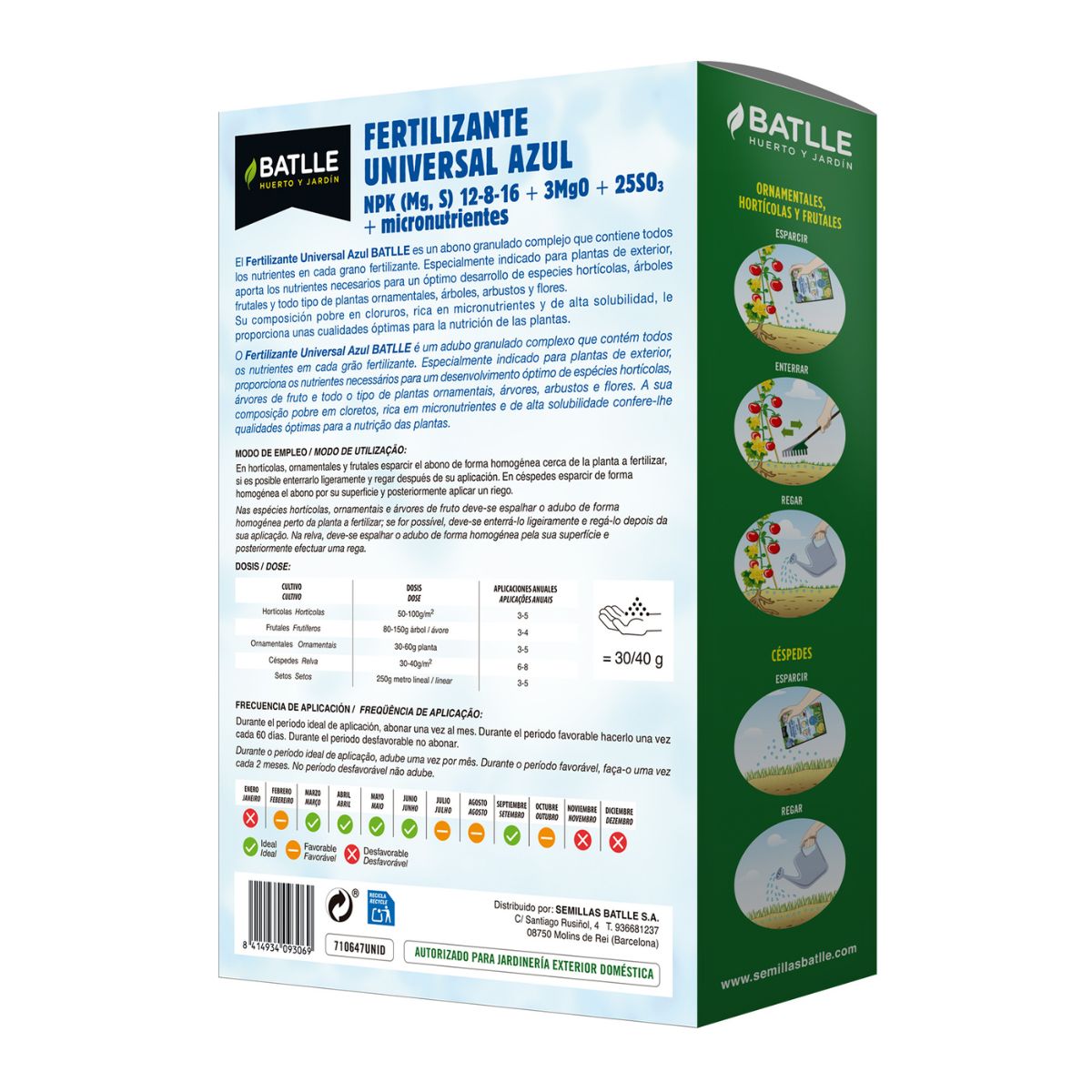 Batlle Blue Universal Fertiliser 2.5 kg