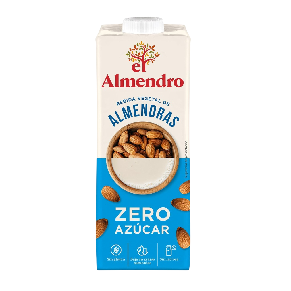 6x Pack El Almendro Zero Sugar Almond Drink 1L