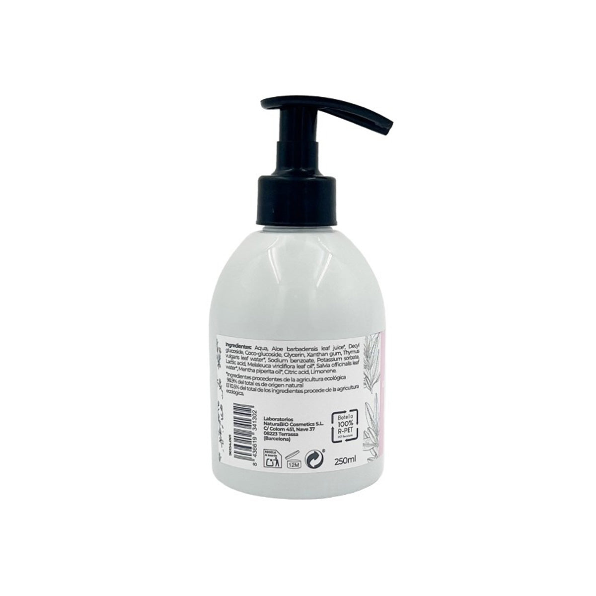 Intimhygiene-Gel Salbei & Thymian Bio NaturaBIO 250 ml