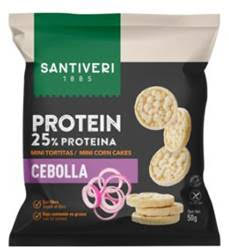 Mini tortillas proteiche alla cipolla SANTIVERI 50 g