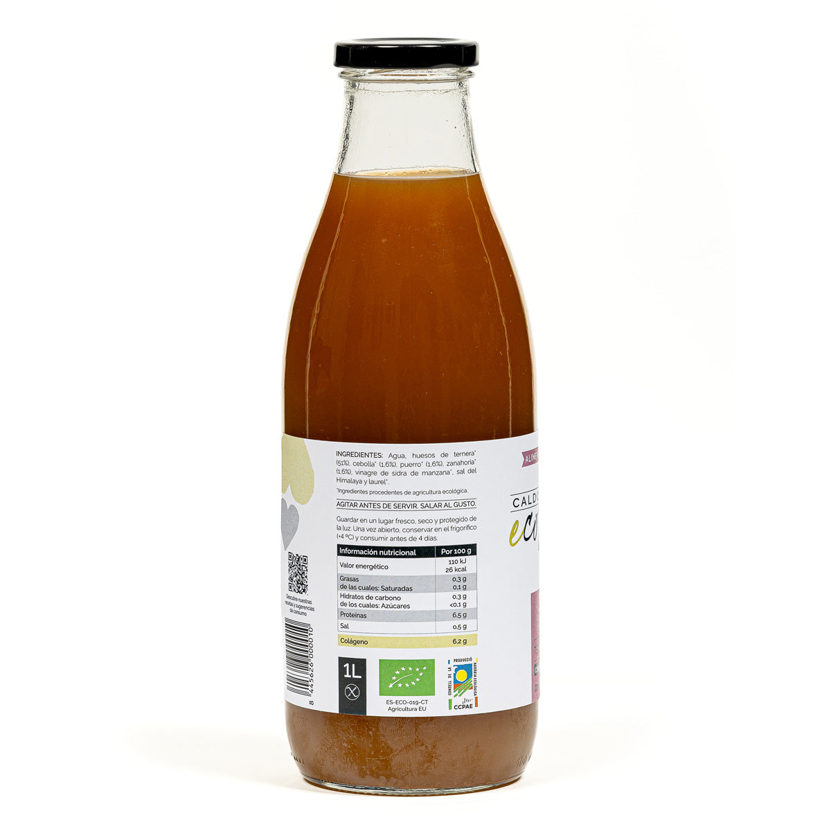 Ekologisk kalvbenbuljong med grönsaker Ecolagen 1 l