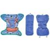Blue Puffin Close Pop-In Bamboo Cloth Nappy with Press Studs