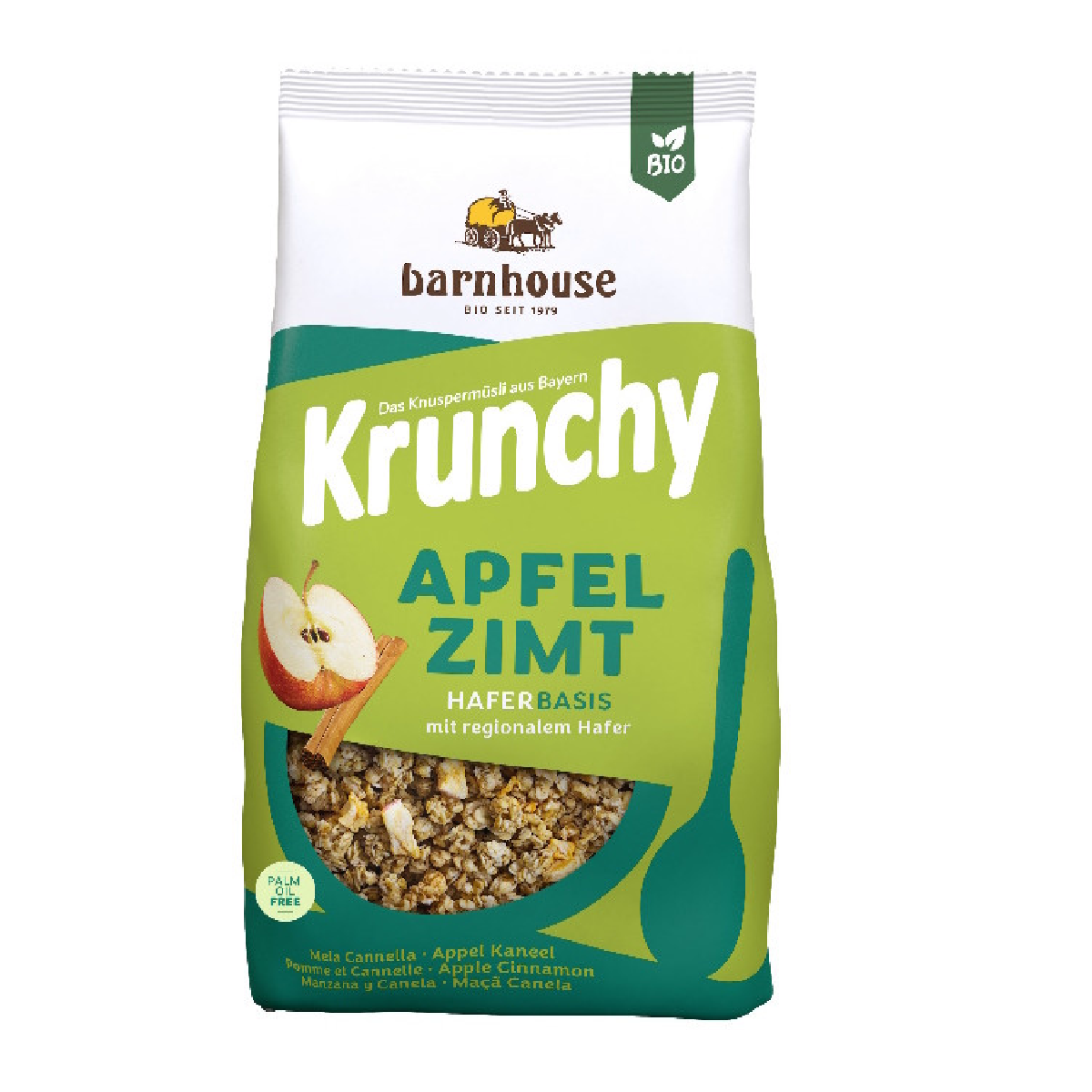 Muesli Krunchy Pomme et Cannelle Barnhouse format familial 1,25 kg