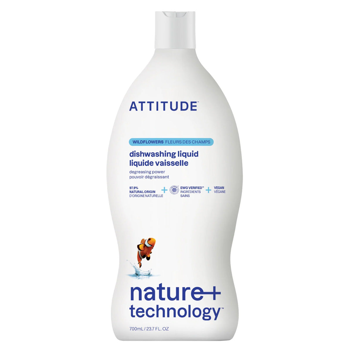 Attitude geconcentreerd afwasmiddel met wilde bloemen 700 ml