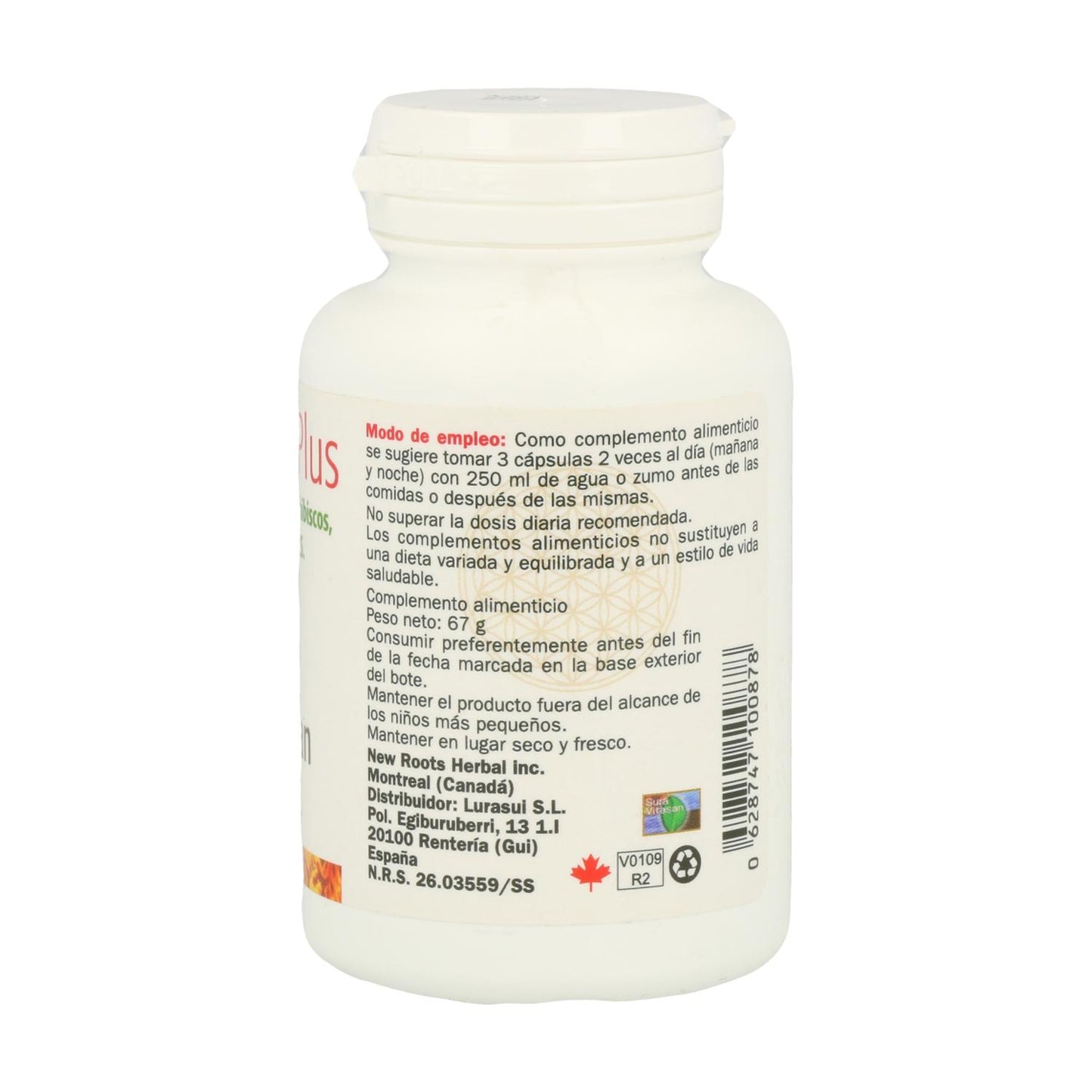 Psyllium Plus 550 mg 100 kapsułek Sura Vitasan