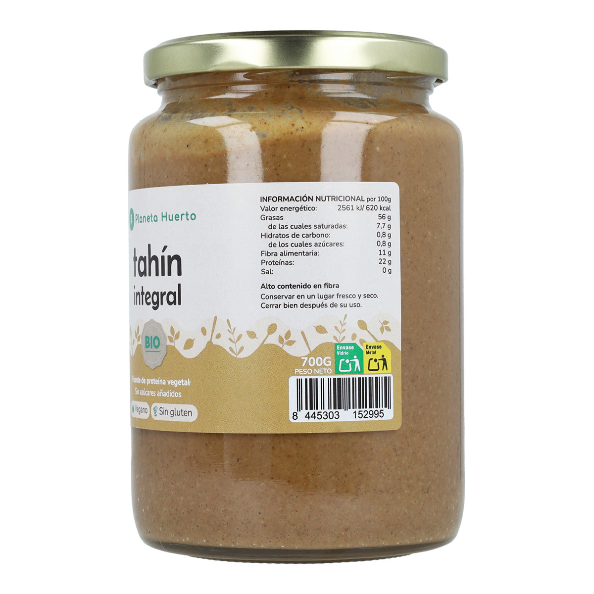 Confezione 3x Tahin integrale ECO Planeta Huerto 700 g