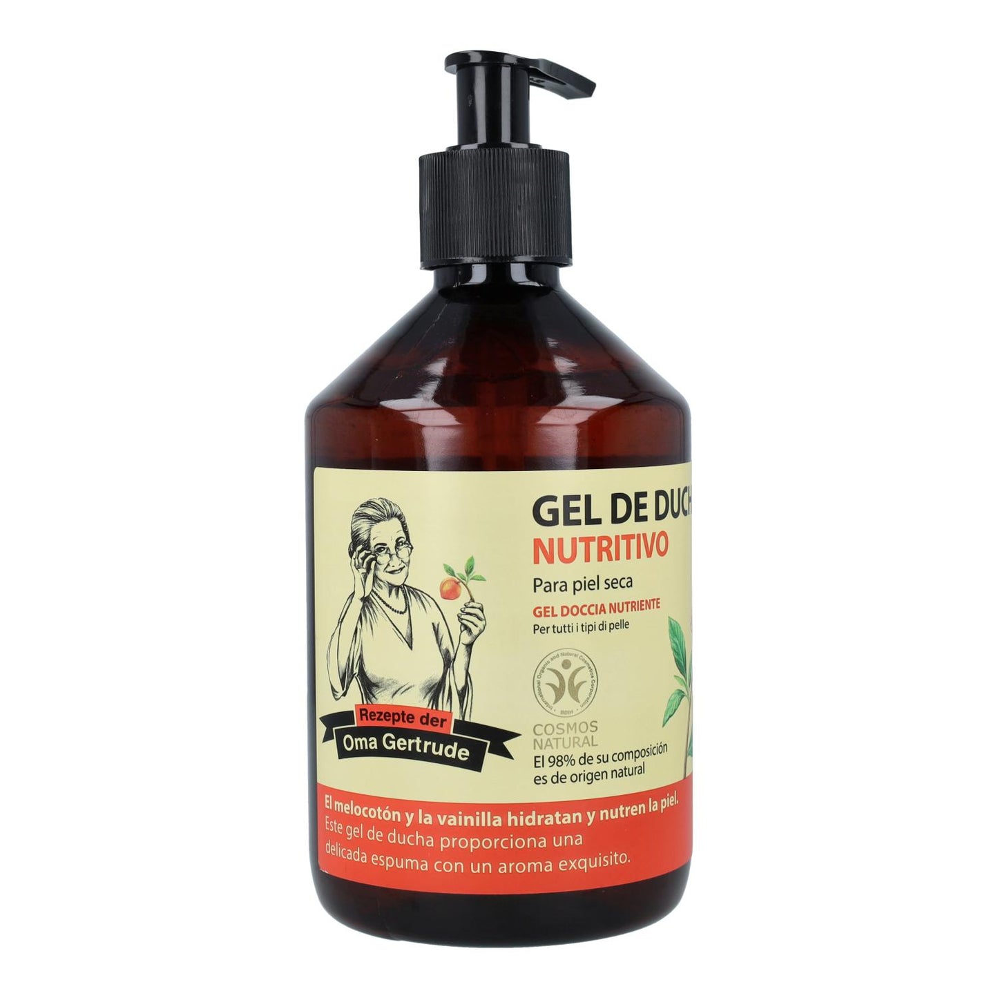 2-pack närande duschgel för alla hudtyper Oma Gertrude 500 ml