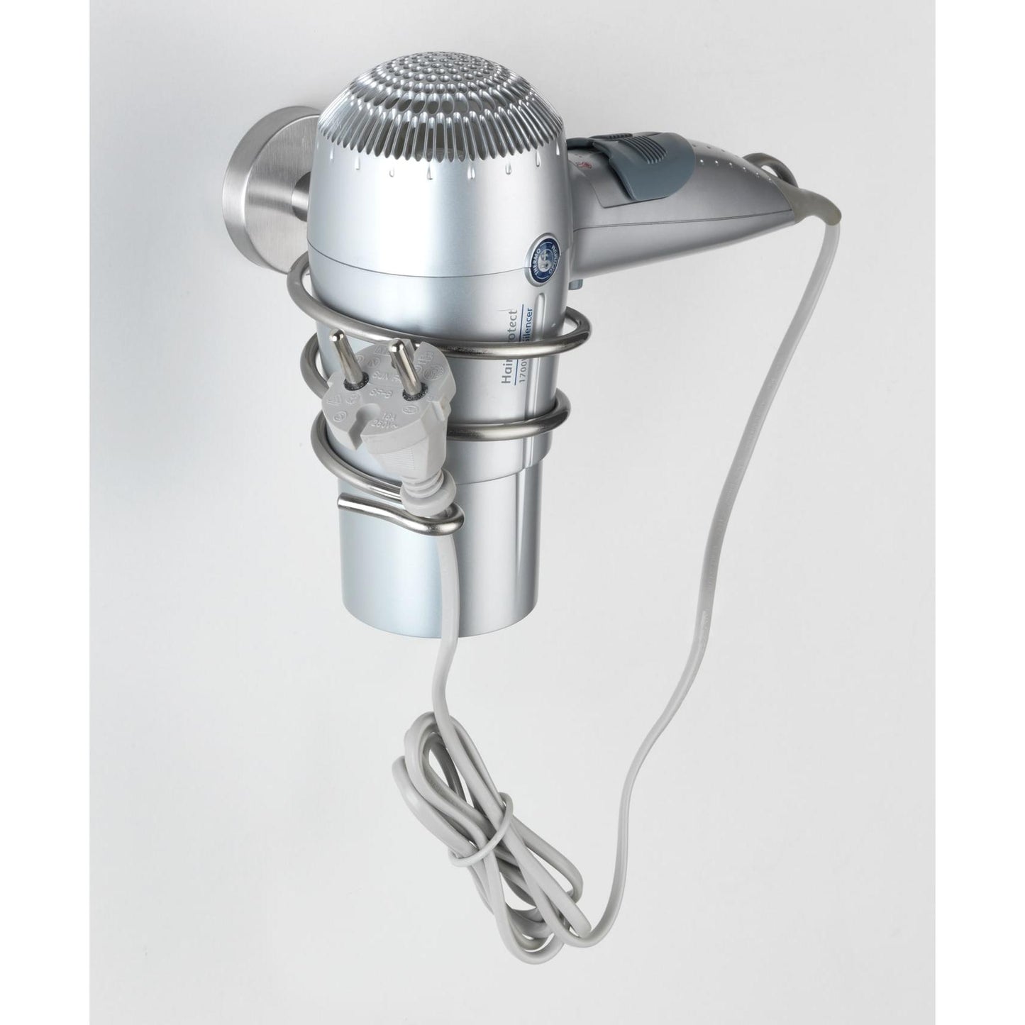 Halterung für Haartrockner aus Edelstahl Bosio