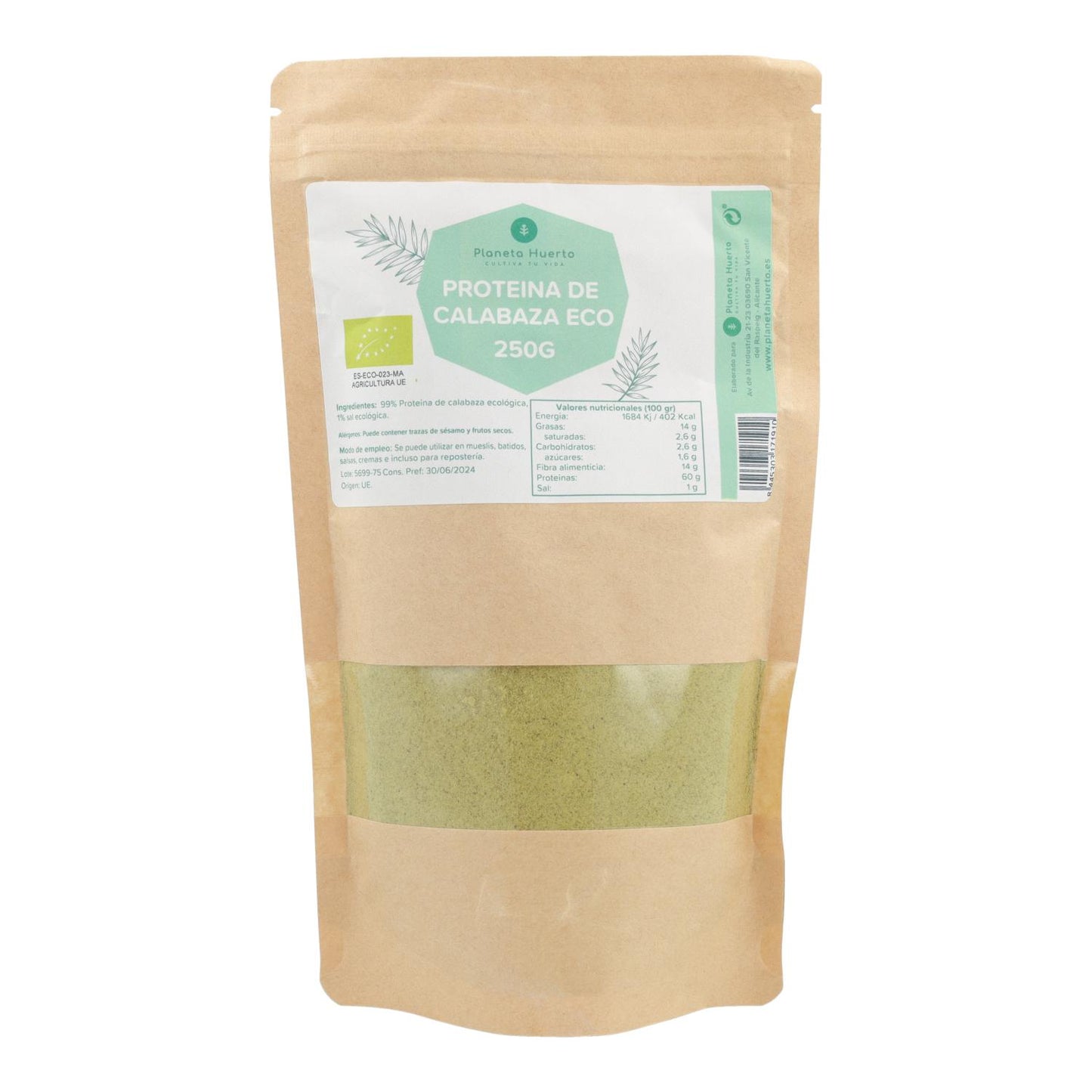 Kürbisprotein Planeta Huerto 250 g