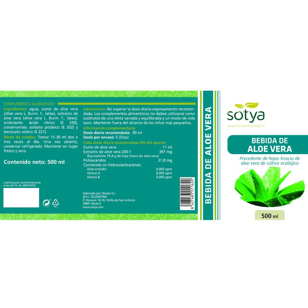 Aloe Vera Drink, Sotya, 500 ml