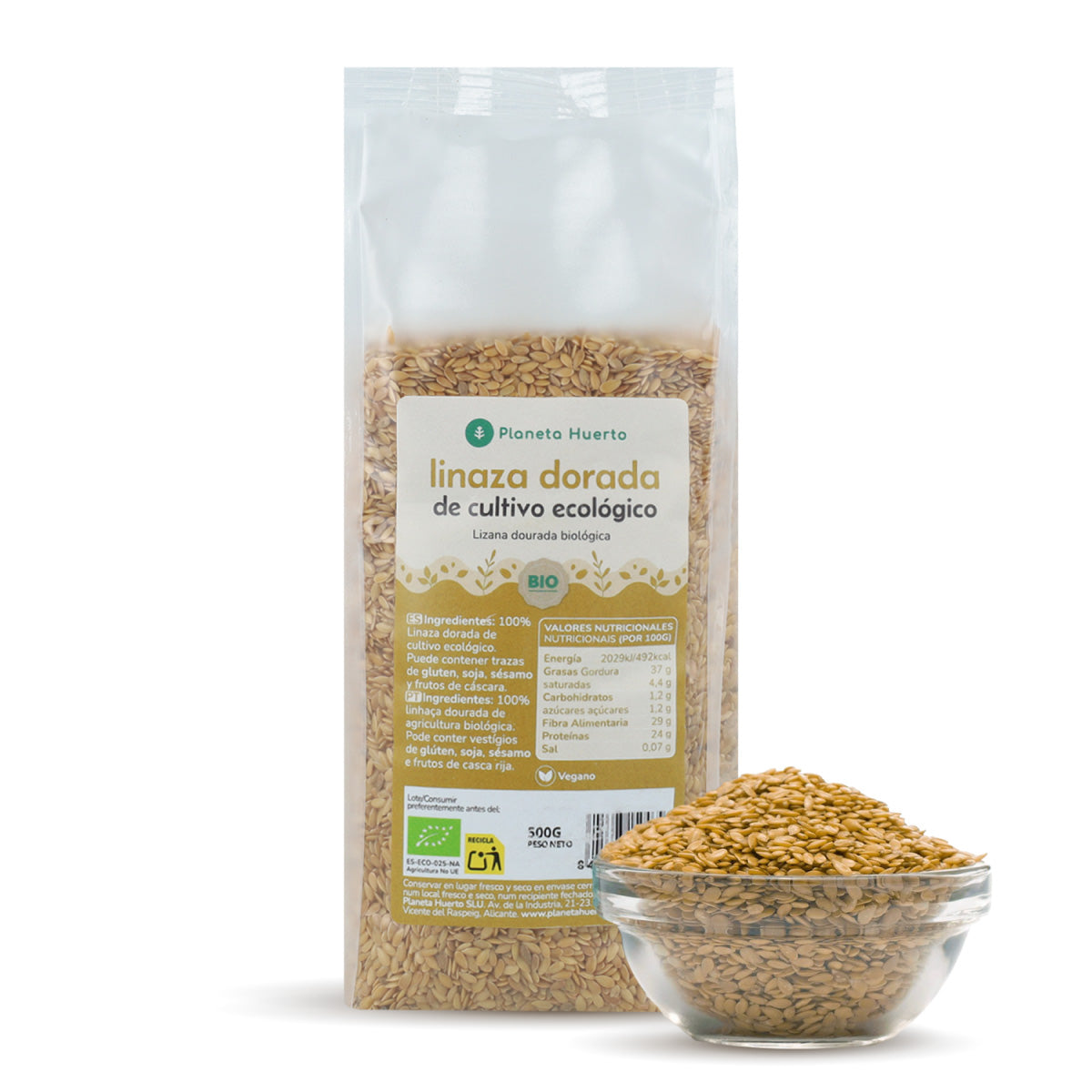 Goldener Flachs ECO Planeta Huerto