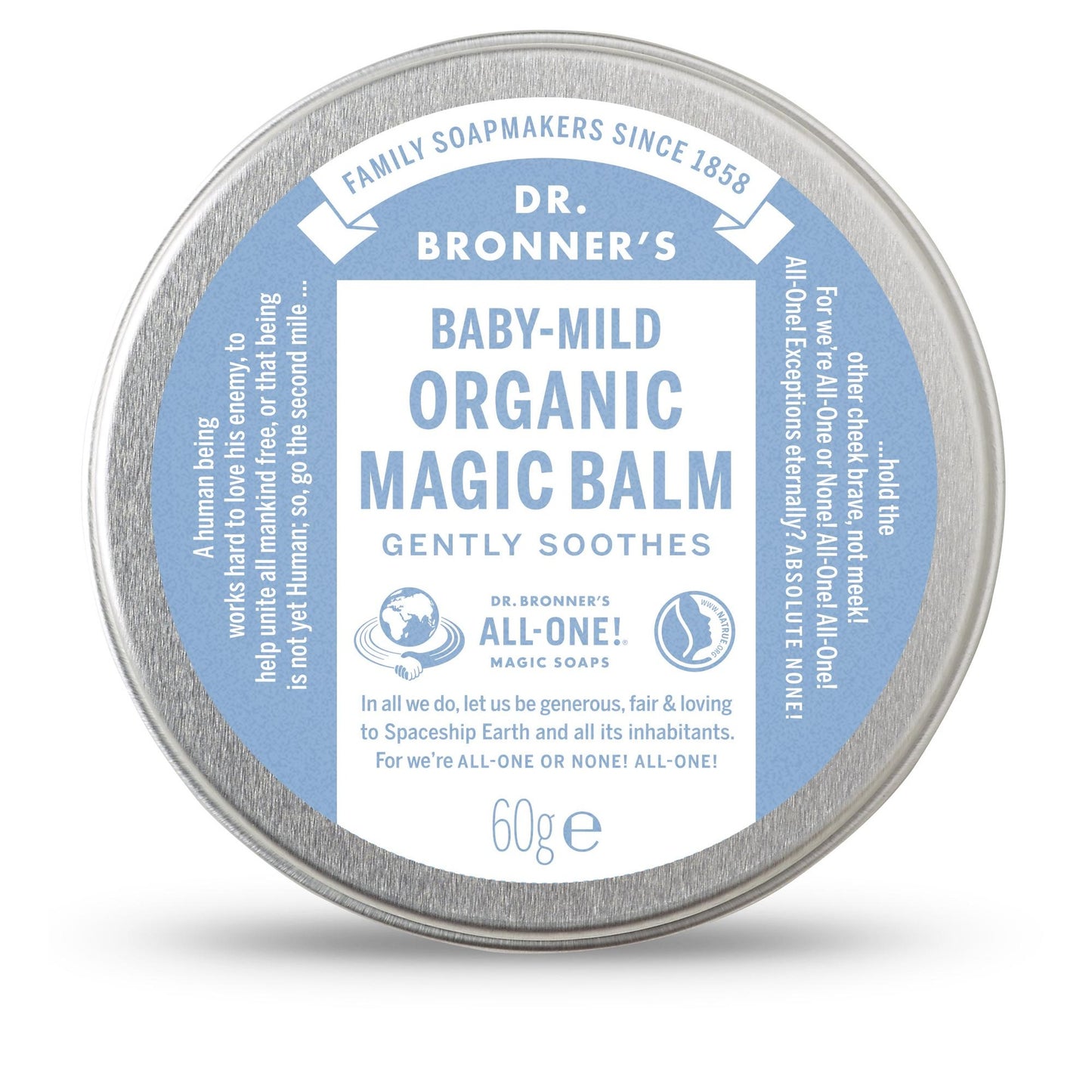 Balsamo magico corpo BIO neutro per bambini Dr. Bronners 60 g