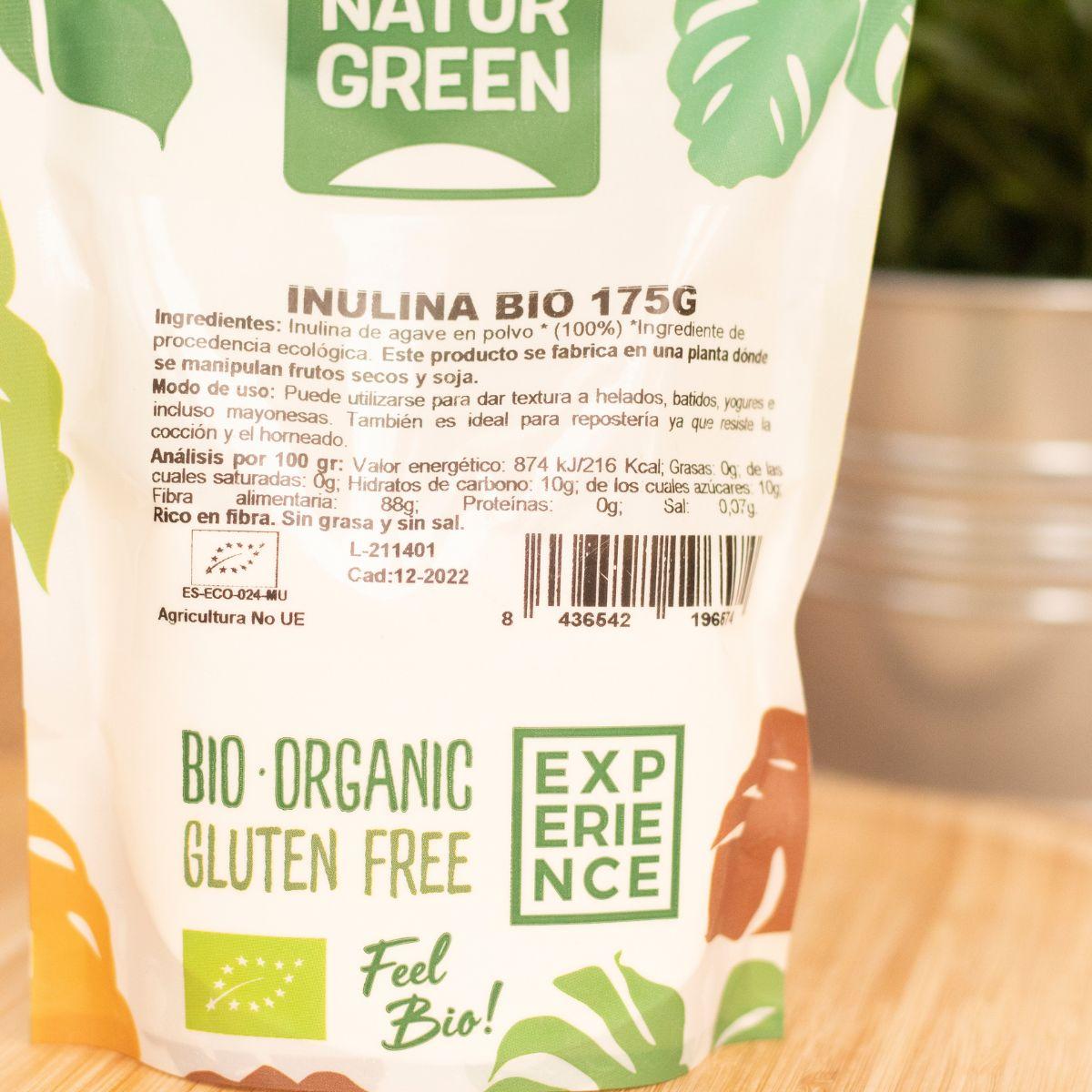 Biologische inuline NaturGreen 175 g