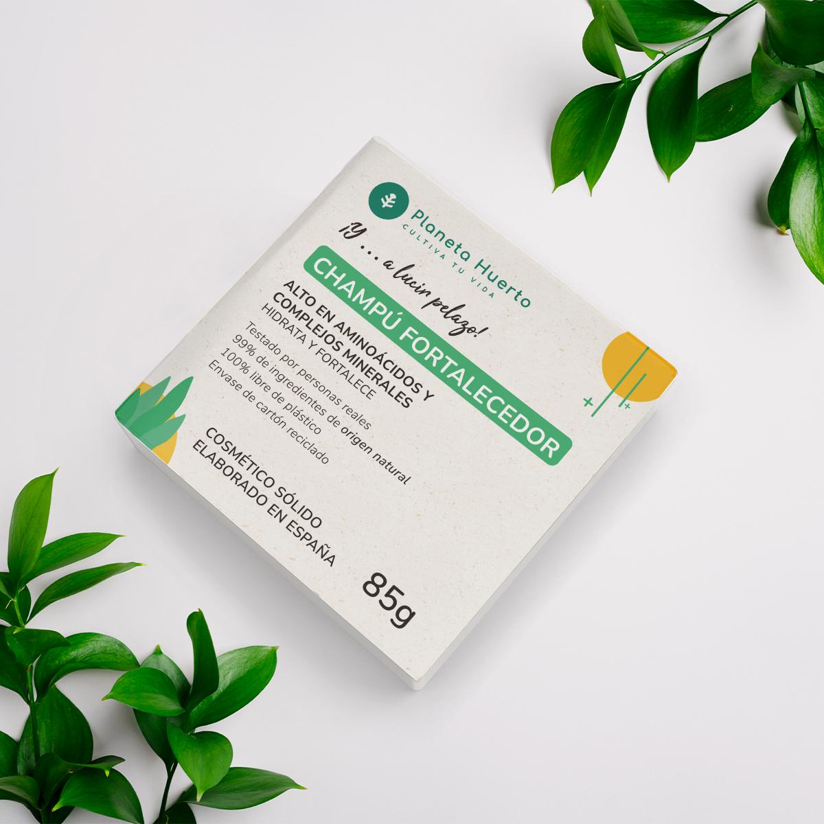Vaste versterkende shampoo met aminozuren Planeta Huerto 85 g