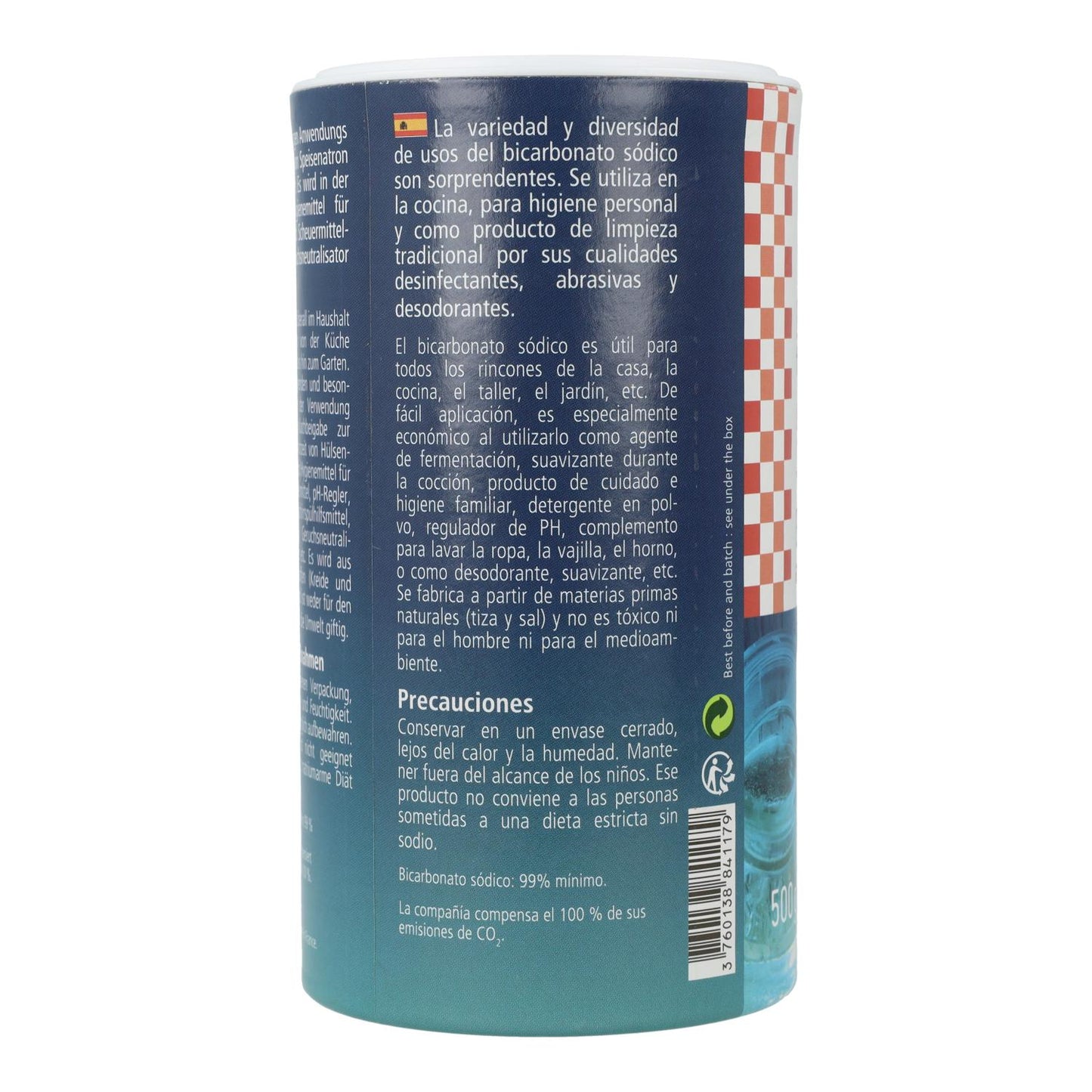 Bicarbonato sódico de uso alimentario La Droguerie écologique 500 g