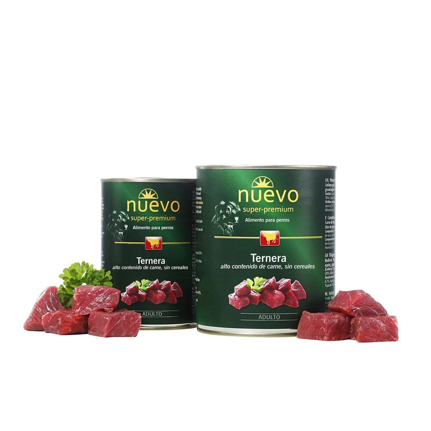 Nouveau Boîte pour chien adulte Veau 400 g