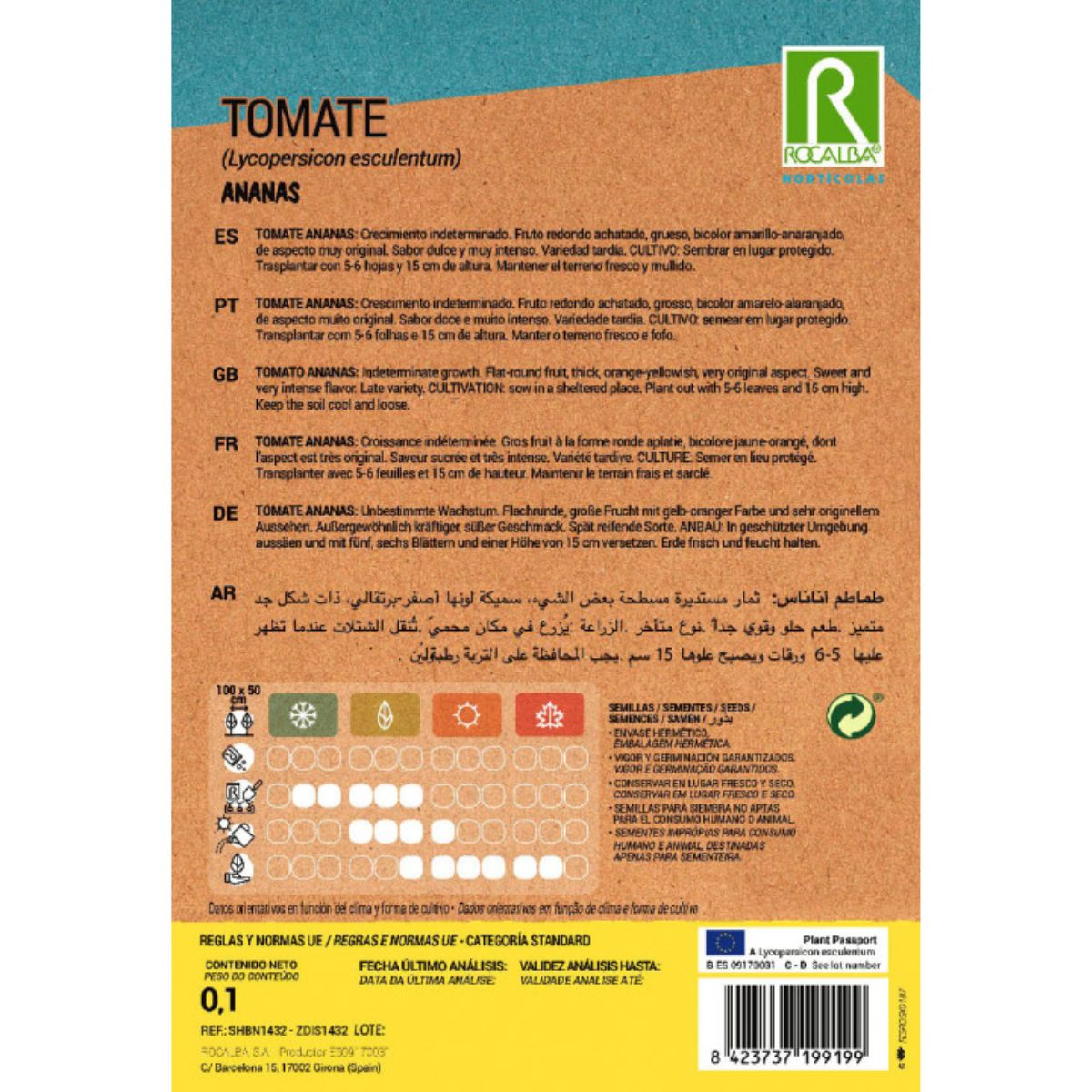 Nasiona pomidora ananasowego