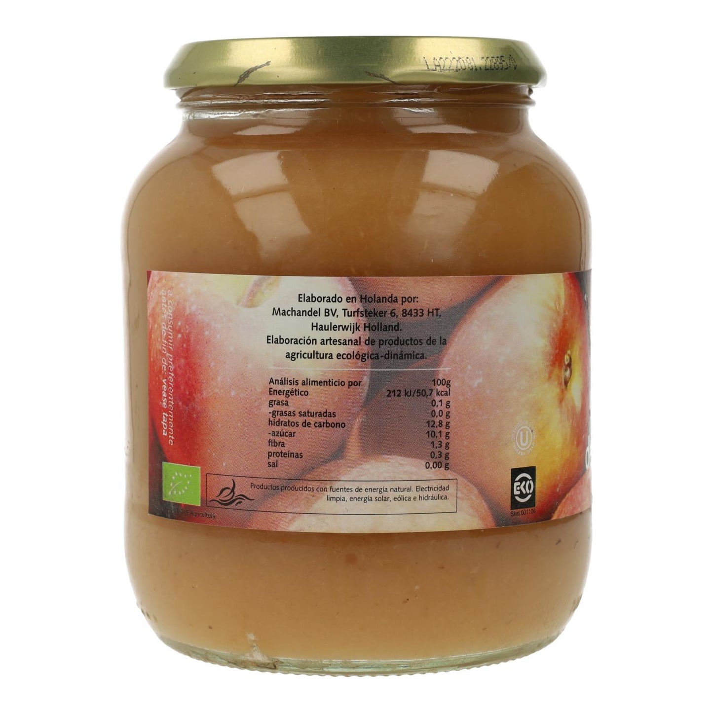 Biologische appelmoes Machandel 700 g