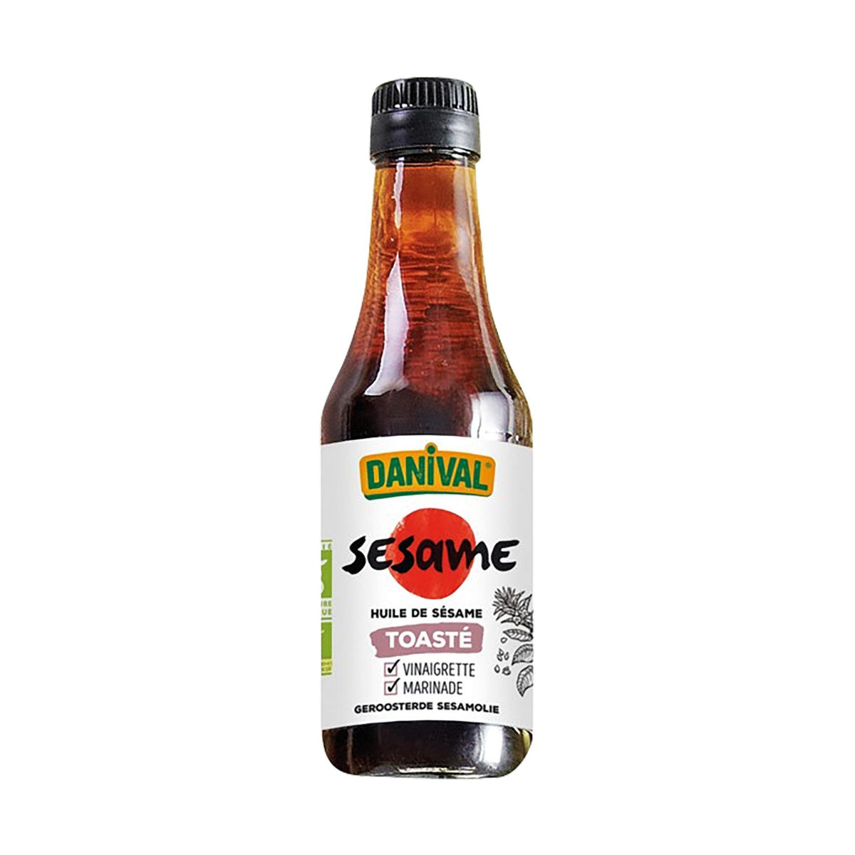 Aceite de Sésamo Tostado BIO, DANIVAL, 250 ml
