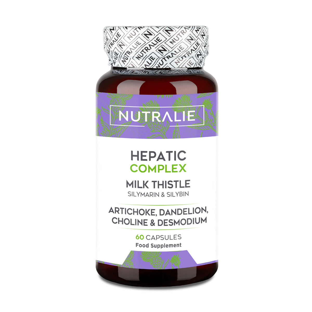 Hepatic Complex Milk Thistle + Artichoke, Nutralie, 60 capsules