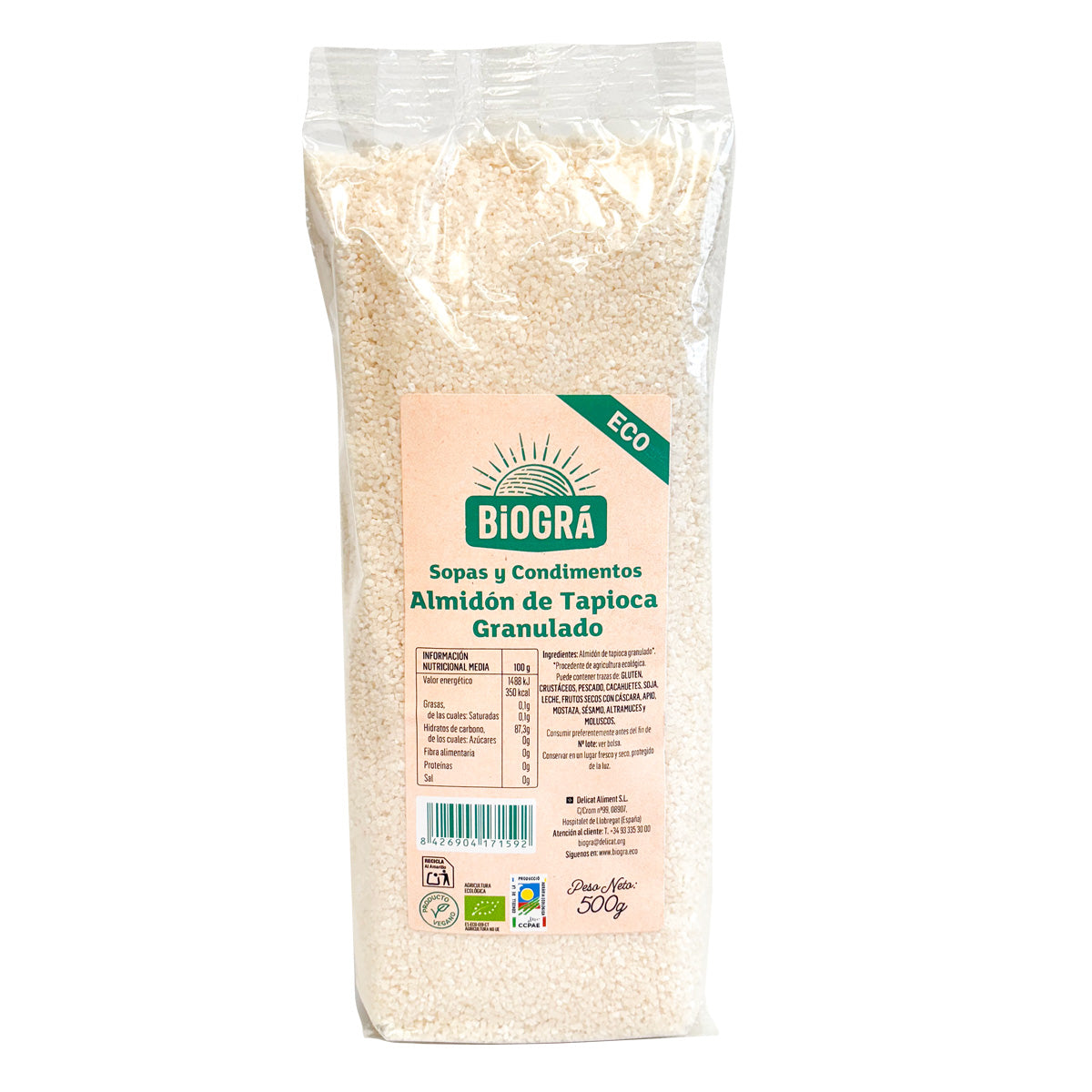 Semola di tapioca biologica Biográ 500 g