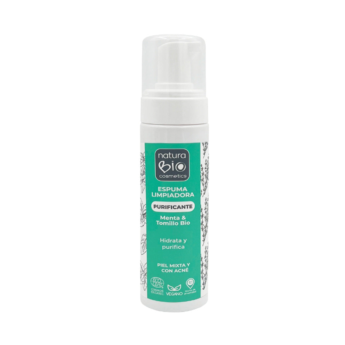 Reinigender Reinigungsschaum Naturabio, NATURABIO, 200 ml