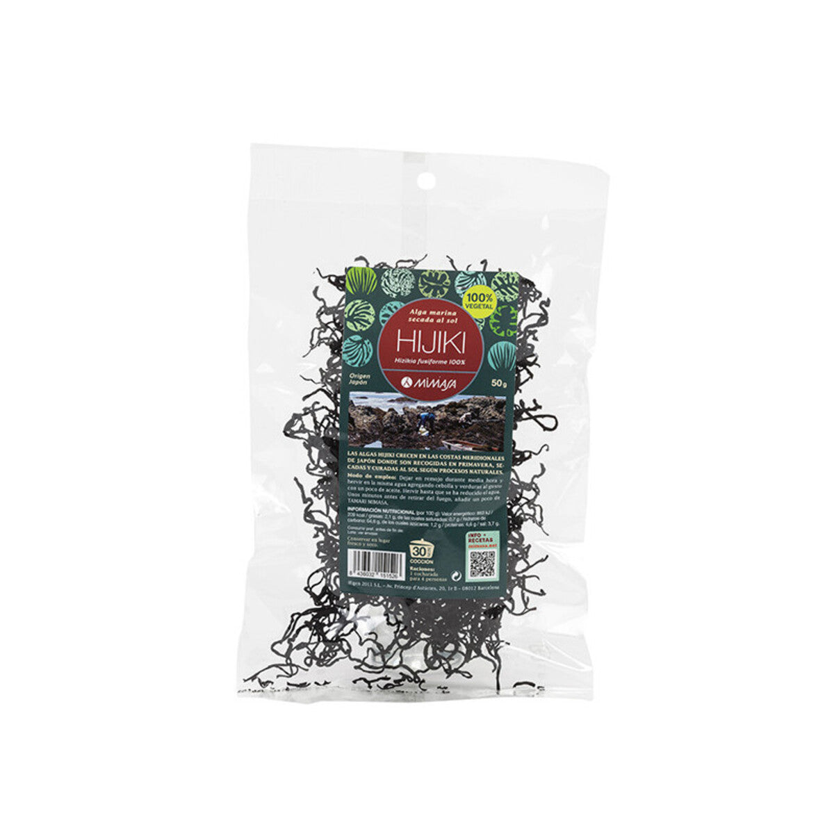 Hijiki Origine Giappone MIMASA 50 g