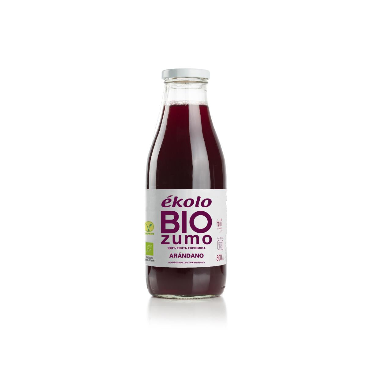 100% Organic Cranberry Juice ékolo 500 ml