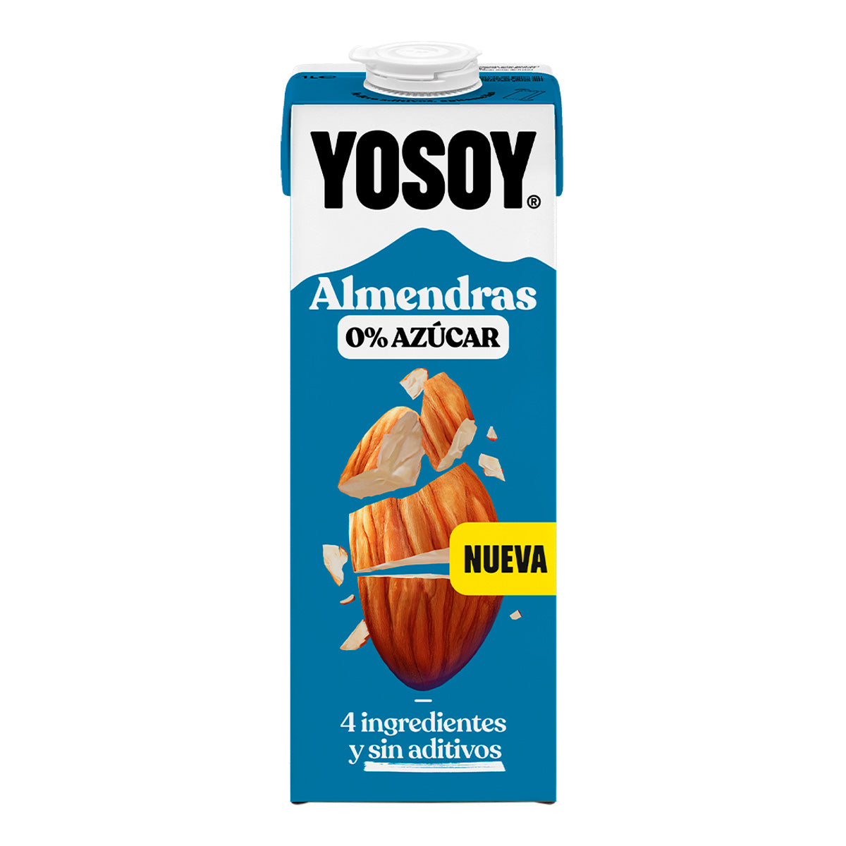 Confezione da 6 bevande alle mandorle 0% zucchero Yosoy 1L