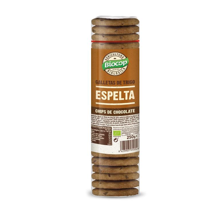 Biscuits à l'épeautre et aux pépites de chocolat Bio Biocop 250 g