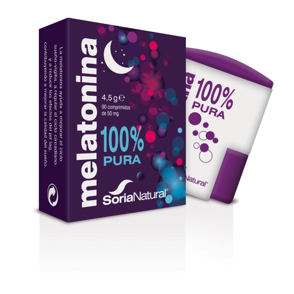 100% Pure Melatonin Soria Natural 90 Tablets