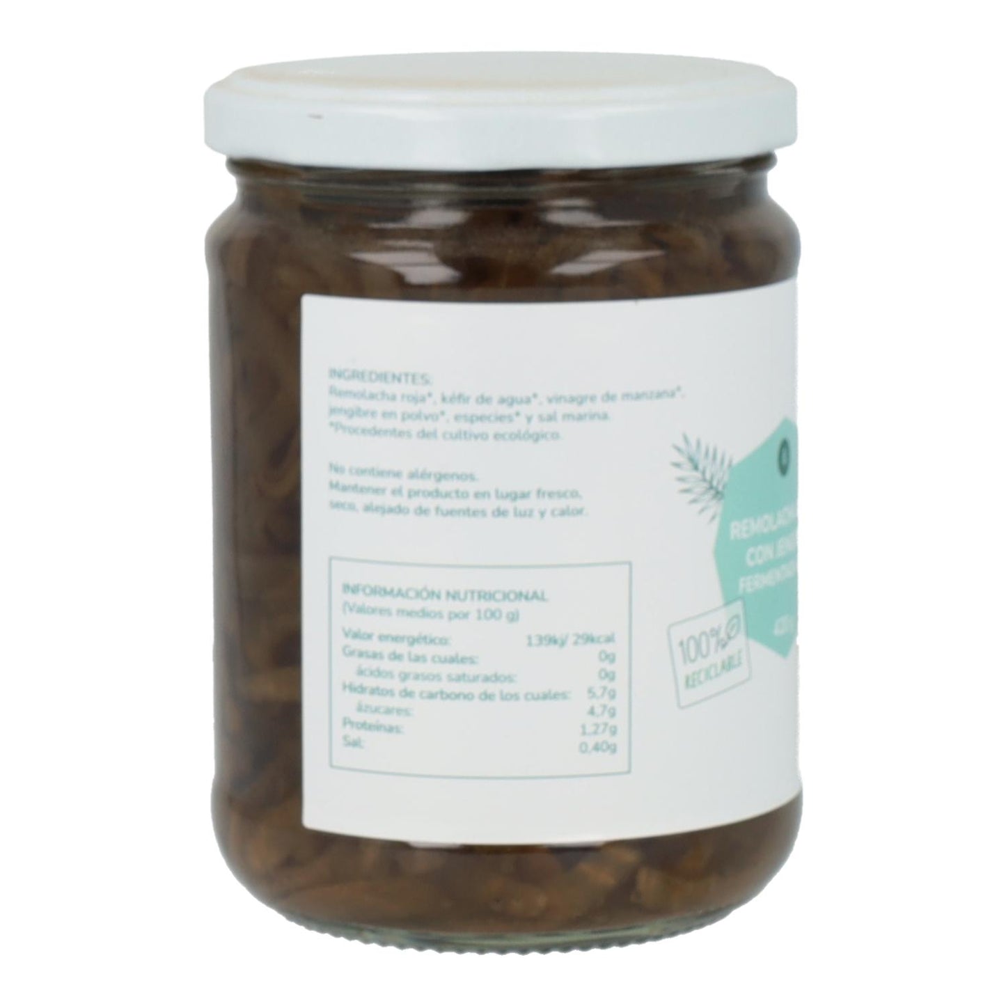 Fermentowane buraki z imbirem Eco Planeta Huerto 420 g