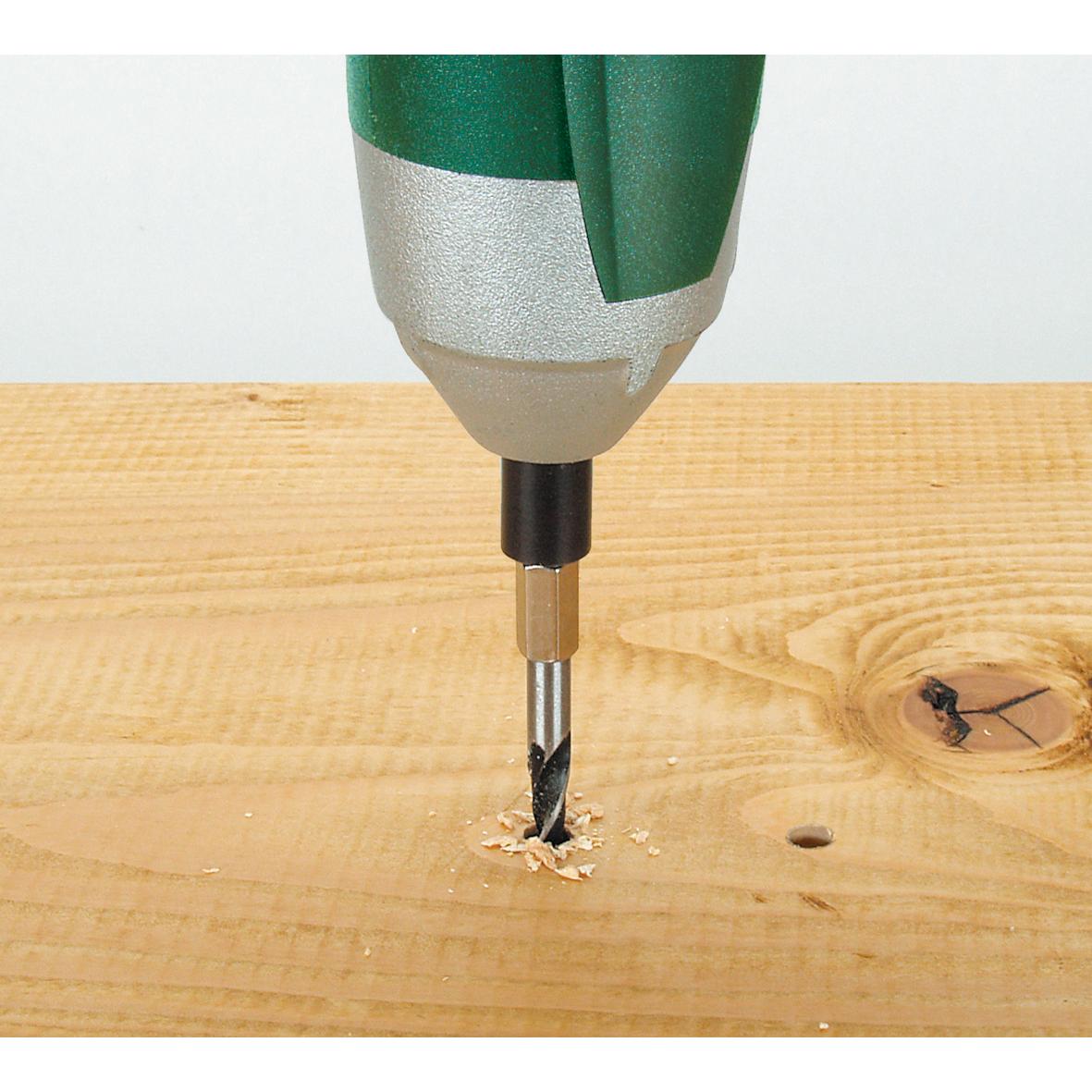 1 spiraalboor voor hout met zeskantschacht Wolfcraft Ø 6,0 x 90 mm