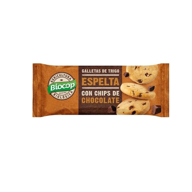 Biscotti di farro con gocce di cioccolato Biocop 32 g