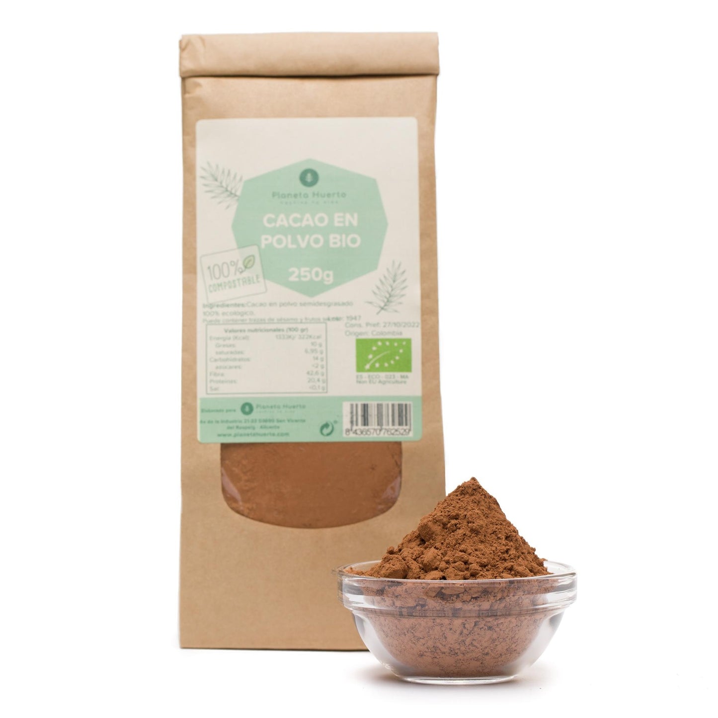 Chokladdroppar 85% kakao ECO Planeta Huerto 200 g