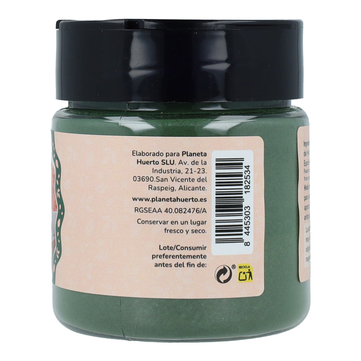 Sel Rose avec Spiruline Algues en poudre ECO Planeta Huerto 100g