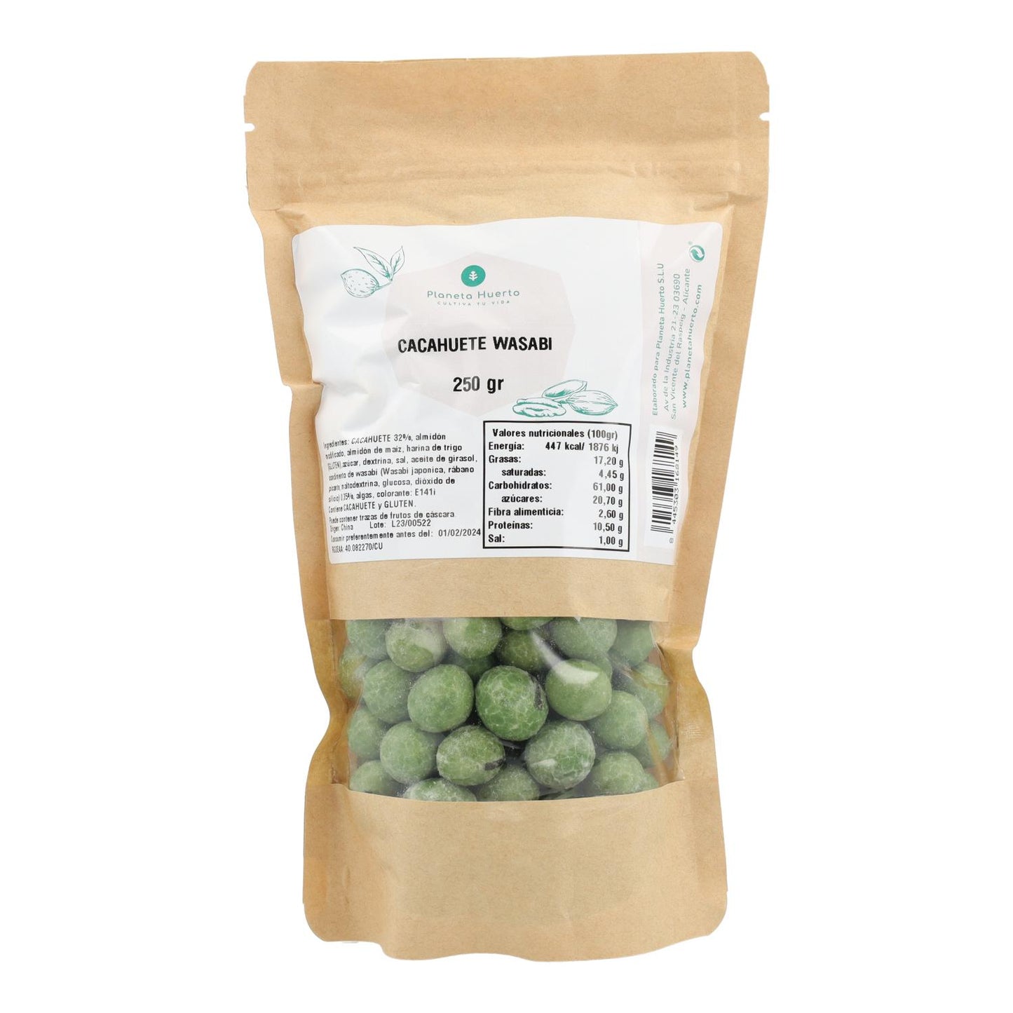 Groundnut with wasabi Planeta Huerto 250g