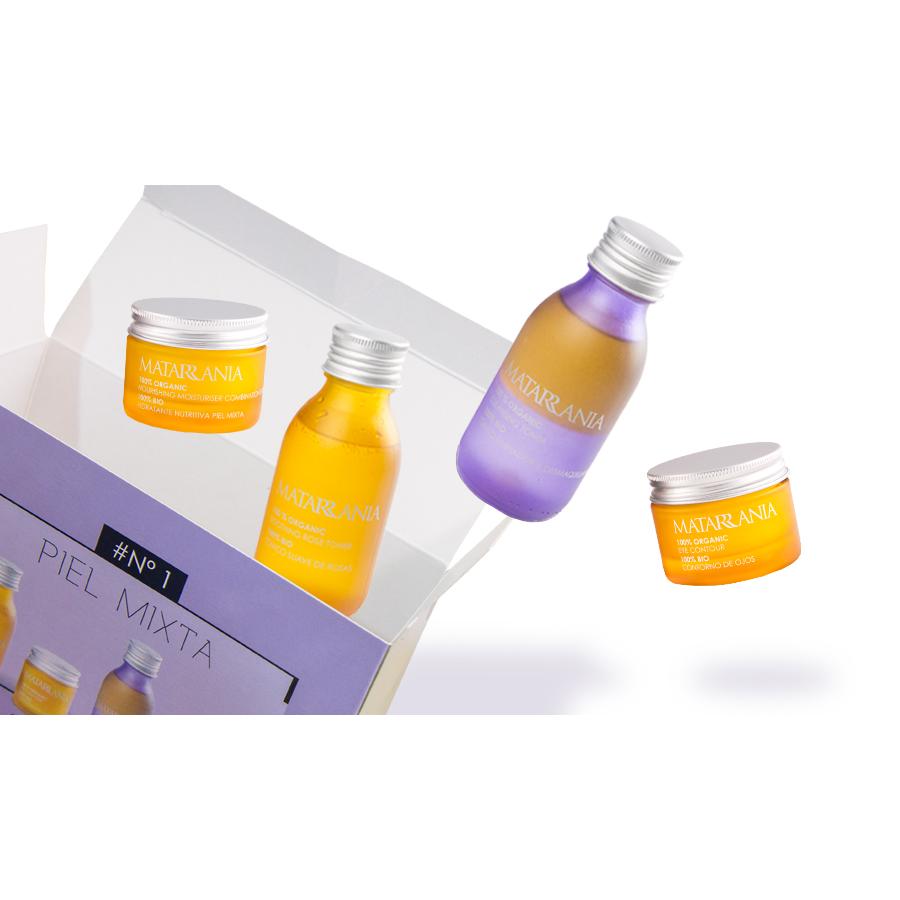 Packung natürliche Pflege für Mischhaut Matarrania
